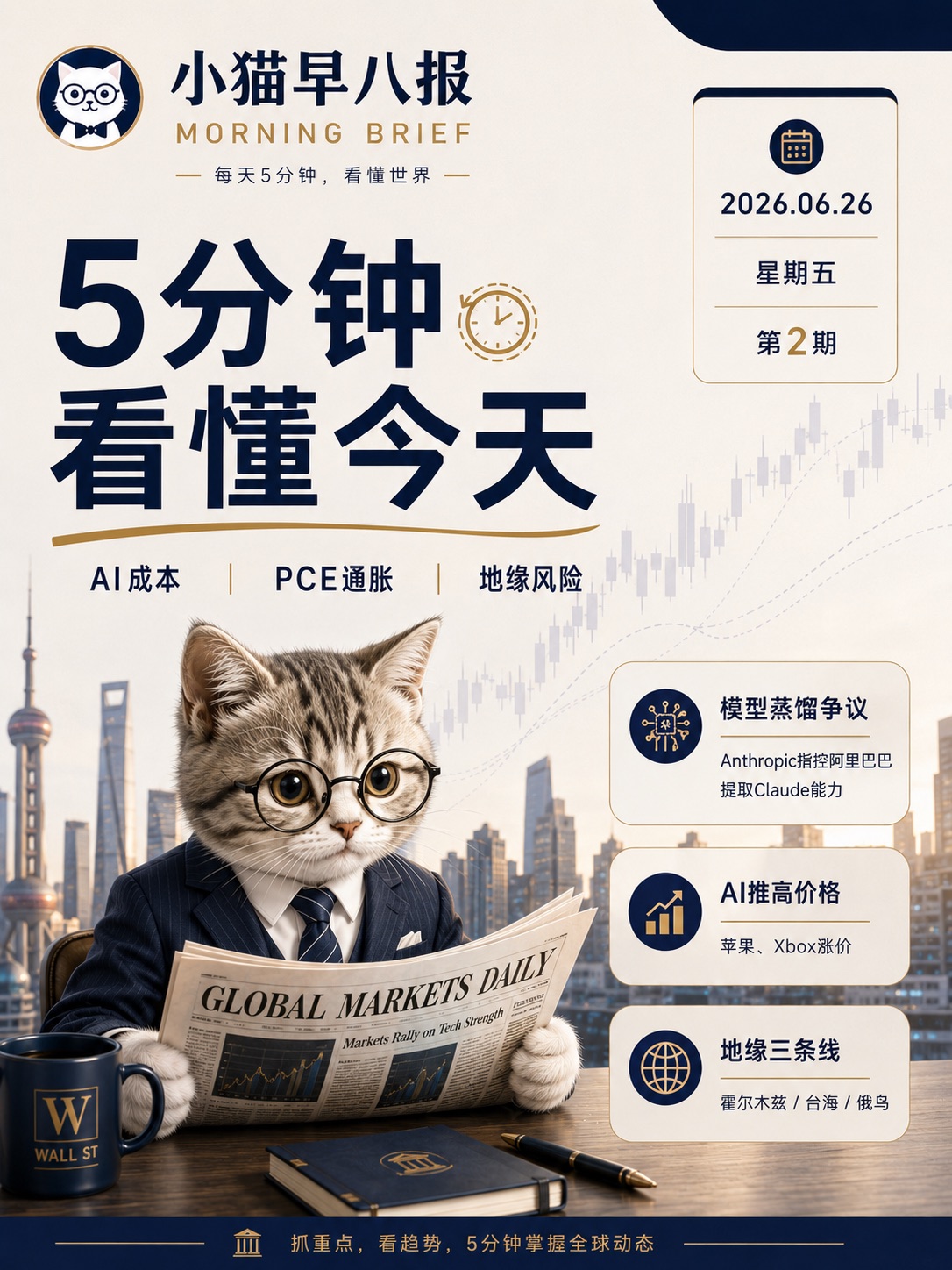 小猫早八报第二期小红书图文作品